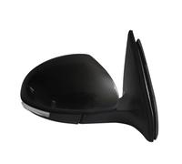 Para VW Para Tiguan 2009-2016 Conjunto Espejo Lateral Puerta Ala Coche Marco Cubierta Espejo Retrovisor Lente Cristal Lámpara Luz Señal Giro GFVFGNLNNA(9pins Right black)