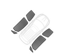 para VW para Tiguan 5 Asientos 2016-2023 Marco De Parabrisas Delantero Cortina Magnética Parasol Ventana Lateral Trasera Coche Parasol Ventana(6Piece Side Windows)