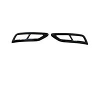 Para VW Para Tiguan MK2 Para R-Line 2021 2022 2023 2024 Embellecedor Escape Parachoques Trasero Negro Brillante Garganta Cola Coche