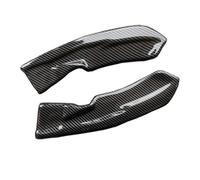 para VW para Tiguan R MK2 Facelift 2020-2023 Kit De Carrocería Spoiler Labio Parachoques Trasero Divisor Lateral Difusor Chasis(Carbon Look B)