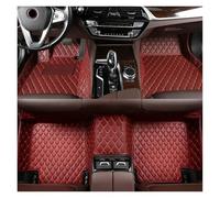 para VW para Touareg 2008-2023 Alfombrillas De Coche De Cobertura Total 3D Accesorios De Coche Alfombra Alfombrillas para Coche(Wine Red 3 PCS,2019-2023)