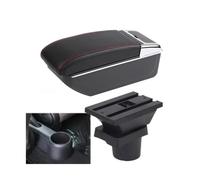 Para VW Para UP Accesorios De Coche Reposabrazos Caja Reposabrazos Caja De Almacenamiento(B1 red line NO USB)