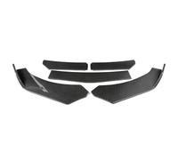 Para Vw Universal 5Pcs Separador Parachoques Delantero Parachoques Kit Cuerpo Labio Separador Labios Pato Alerón Decorativo Pegatina Ala Aletas(5Pcs Fiber)