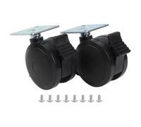 Para Weber para reemplazo de ruedas, juego de ruedas de parrilla de gas, ruedas de carrito de barbacoa, piezas de carrito de cocina al aire libre, kit de movilidad para parrilla de patio, ruedas de