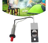 Para Weber Q Series Kit de encendido parrilla de gas Generador de chispas BBQ Piezo Starter Asamblea con receptor de gas de acero inoxidable y aguja de alto voltaje para Q100 Q120 Q200 Q220