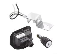 Para Weber Q120 Q220 parrilla de gas para kit de encendido de repuesto compatible con 64868, incluye para botón de encendido, juego de cables de electrodo de cerámica