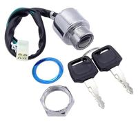 Para Wheeler Karts Motocicletas Cross Scooters Eléctricos Ciclomotores Interruptor Encendido 4 Cables Cerradura Metálica Llave Interruptor Encendido Llaves