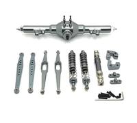 Para WLtoys 1/12 124006 12423 12427 12428 12429 Kit Actualización Metal Frágil Paquete Reparación Piezas Coche RC Accesorios Actualización Accesorios RC(Dark Grey)