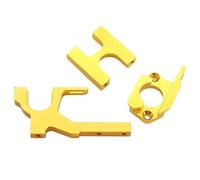 Para Wltoys 104001 1/10 Soporte Base Motor Metálico Conjunto Engranaje Central Piezas Accesorios Coches RC Mejoras Reemplazos Accesorio RC(Yellow)