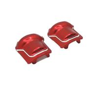 Para WLtoys 104006 104010 104020 104026 Cubierta Eje Delantero Y Trasero Metal Accesorios Coche Control Remoto RC Reemplazos Repuestos(Red)