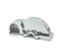Para Wltoys 124006 12423 12427 12428 12429 1/12 Cubierta Engranaje Metal RC Auto Camiones Piezas Todoterreno Accesorios Actualizaciones Y Reemplazos Accesorio RC(Silver)
