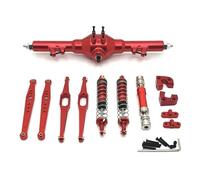 Para WLtoys 124006 12423 12427 12428 12429 1/12 Kit Frágil Modificación Actualización Metal Paquete Piezas Coche RC RC Reemplazos Repuestos(Red)