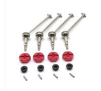 para Wltoys 124007 144001 144002 144010 124016 124017 124018 124019 Adaptador Eje De Transmisión Delantero Y Trasero De 12 Mm para Actualización De Piezas De Coche RC Reemplazo de RC(Red)