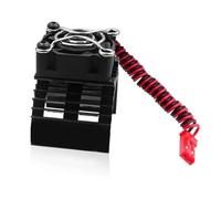 Para Wltoys 144001 124017 RC Coche Eléctrico 540 550 3650 3660 3665 Cubierta Disipador Térmico Motor Sin Escobillas Piezas Ventilador Refrigeración RC Reemplazos Repuestos