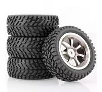 para Wltoys 144001 para Scx10 para Traxxas para TRX-4 para Tamiya 1/12 1/14 1/10 75mm Todoterreno Neumáticos para Buggy Rueda 12mm Bujes Hexagonales RC Accesorios RC