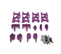 Para Wltoys 144010 144001 02 124017-16-18 124019 Coche RC Accesorios Metálicos De Mejora Repuesto ActualizacióN Rc(Purple)