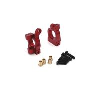 Para WLtoys 144016 144018 144001 124018 Para RIaarIo XDKJ-001 AM-X12 Para JJRC C8803 1/12 1/14 Metal C-type Para Asiento RC Car Upgrade Parts Accesorios RC(Red)