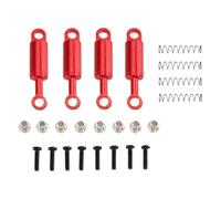 Para WLtoys 284131 284010 284161 K989 K969 Escala 1/28 4 Amortiguadores Metal Para Muelles PO Con Control Remoto Integrado Piezas Amortiguador RC(Red)