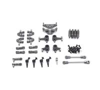 Para WLtoys 284131 K969 K979 K989 K999 P929 P939, Biela Metal Mejorada Coche Juego Piezas Vulnerables Para Coche Control Remoto Piezas(Dark Grey)
