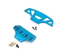 Para Wltoys 284131 K969 K979 K989 K999 P929 Para Mini-Q RC01 1/28 Parachoques Delantero Trasero De Metal RC Piezas Mejora Coche Accesorios Maquetas Parachoques RC(Blue)