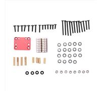 Para Wltoys 284131 K969 K989 P929 Para Kyosho Para MINI-Q 1/28 RC Car Body Post Magnet Invisible Montaje Fijo Piezas De Actualización Piezas(Red)