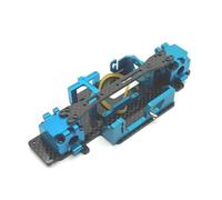 Para WLtoys 284131 K979 K989 K999 1/28 Piezas De Coche RC Mejora Metal Caja Cambios Modificada Chasis Distancia Entre Ejes 98 Mm Y 102 RC Accesorio(Blue)