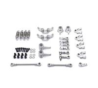Para WLtoys K969 K979 K989 K999 P929 P939 284131 1/28 Kit De Repuesto Piezas Vulnerables Metal Accesorios Para Coche RC Piezas(Silver)