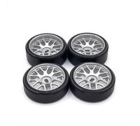 Para WlToys K969 K979 K989 K999 P929 P939 284131 Iw04m Iw02 Rm02 Rm03 Para Dgawd Para MINI-Q Para KYOSHO 1/28 27mm Drift Wheels RC Car Parts Coche RC Piezas(Silver)
