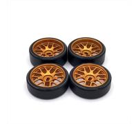 Para WlToys K969 K979 K989 K999 P929 P939 284131 Iw04m Iw02 Rm02 Rm03 Para Dgawd Para MINI-Q Para KYOSHO 1/28 27mm Drift Wheels RC Car Parts Coche RC Piezas(Yellow)