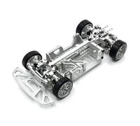 para WLtoys para Mosquito Car para Kyosho para Mini-Q9 1/28 4WD Metal Actualización Multi Wheelbase Marco RC Piezas De Coche Piezas Coche Teledirigido