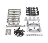 para WPL C14 C24 para JJRC FY para Henglong 1/16 Carro Metal Asiento Amortiguador Kit Juntas Piezas Actualización Coche Control Remoto Amortiguador Ajustable RC