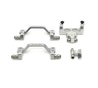 Para WPL C64 1/16 Metal Barra De Tracción Delantera Y Trasera Mejorada Para Asiento Tren De Dirección Fijo Piezas Para Coche De Control Remoto Piezas Reparación(Silver)