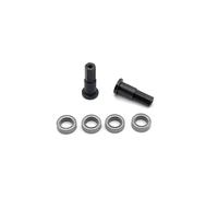 para WPL D12 1/10 Piezas Mejora para Coche RC Eje Delantero con Rodamiento Metálico Mejorado 6,3 X 9,5,17 Mm Repuesto Decorativo RC Coches Repuestos
