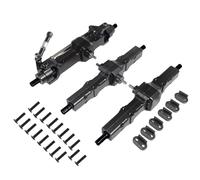 Para WPL Para B16 B36 Para JJRC Para Q60 Q63 Q64 Eje Trasero Intermedio Delantero De Metal Mejoras Coche RC Piezas Accesorios Repuestos(Black)