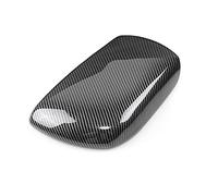 Para X1 E84 2009-2015 LHD Car-styling ABS Fibra De Carbono Textura Centro Control Reposabrazos Caja De Almacenamiento Cubierta Embellecedora Caja Reposabrazos Coche