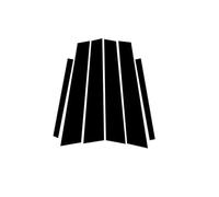 Para X1 E84 2010-2015 Negro Brillante Cubierta De Los Postes Ventana Pegatinas Para Las Columnas B C Embellecedor Del Panel De La Puerta Lateral POMPOMPUR