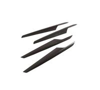 Para X1 Para E84 2011-2015 ABS Textura Fibra Carbono Coche Puerta Interior Ventana Panel Cubierta Tira Embellecedora Decoración Embellecedor Decorativo Interior