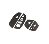 Para X3 2018 2019 2020-2023 Para G01 ABS Fibra Carbono Marco Elevación Vidrio Negro Mate Cubierta Decorativa Accesorios Interiores De Coche LHD Cubierta Volante Coche Marcos(Style A)