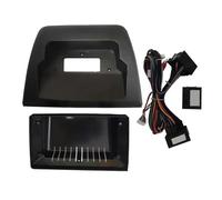 para X3 E83 2006-2010 Embellecedor para Radio De Coche 9 Pulgadas con Reproductor MP5 Android Marco para Panel Instrumentos Unidad Principal 2 DIN POMPOMPUR(Frame Cable Canbus)