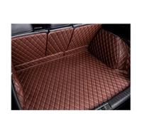 para X3 F25 20i 28i 35i 2011-2017 Alfombrilla Trasera para Maletero Revestimientos Carga Alfombra con Revestimiento Cuero Alfombrilla para Maletero Coche(Coffee K)