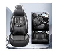 Para X3 F25 Juego Completo Impermeable Universal Cuero PU Asiento Automóvil Accesorio Automóvil Fundas Asientos vehículos(Grey+cushion)