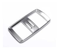 Para X3 F25 X4 F26 2011 2012-2017 Embellecedor Adhesivo Para Cubierta Marco Salida Ventilación Aire Acondicionado Trasero Coche ABS.(Plata)