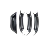 Para X3 Para X4 Para F25 Y Para F26 2010-2016 Cubierta La Manija Interior Puerta Volante A Izquierda Coche Interior(4pieces Carbon Fiber)