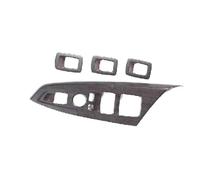 Para X3 X4 F25 F26 2011-2017 Adhesivo Decorativo De Marco En ABS Con Acabado Fibra Carbono Para Los Botones Elevalunas Del Automóvil Molduras interiores de coche(Style B Oak Grain)