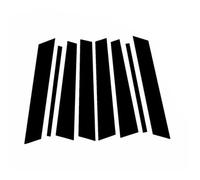 Para X5 E53 2000-2006 8 Piezas De Pegatinas Para Decoración De Ventanas Y Puertas De Coche Pegatinas Para Postes De Pilares De Ventanas