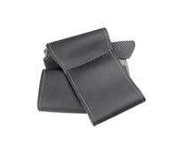 para X5 para E70 2006-2013 para X6 para E71 2008-2014 para E72 2009 2010 Embellecedor Cubierta Interior Volante Coche Cosido Mano Cuero Perforado Funda Antideslizante Volante(Black-Gray Line)