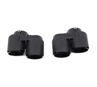 para X5 para X6 para X7 G05 G06 G07 2020-2024 Silenciador Tubo Escape Cuádruple Punta Tubo Escape Fibra Carbono Boquilla Cabeza Escape Garganta Cola Coche(Styles B)