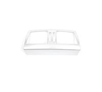 Para X5 X6 E70 E71 2008-2013 Cubierta Marco Salida Ventilación Aire Acondicionado Trasero Pegatina Embellecedora(Sliver)