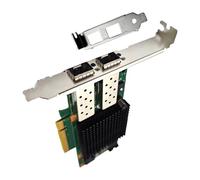 para X520-DA2 E10G42BTDA SR2 82599ES Puerto Óptico Doble 10G Gigabit Fiber Optical Networking Card PCIe Black Group Networking Latencia