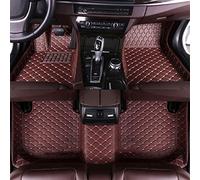 para X6 E71 2008 2009 2010 2012 2013 2014 Almohadillas de pie para automóvil Personalizadas LHD Tapetes para Piso Alfombras Esterillas(Marron Oscuro)